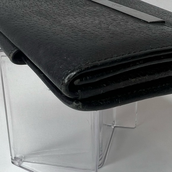 🖤Gucci Unisex Black Leather Compact Trifold Wallet | PRELOVED!!🖤✔️ - Picture 8 of 14